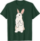 Bunny Giving The Finger Funny Easter Graphic Cool T-Shirt - T-Shirt | Forest