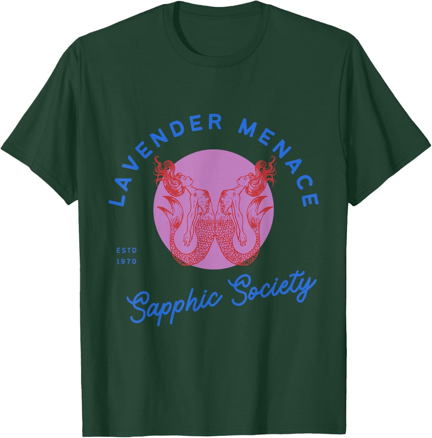 Lavender Menace Mermaid T-Shirt - T-Shirt | Forest