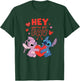 Disney Stitch & Angel Hey You're My Fav Love Valentine's Day T-Shirt - T-Shirt | Forest