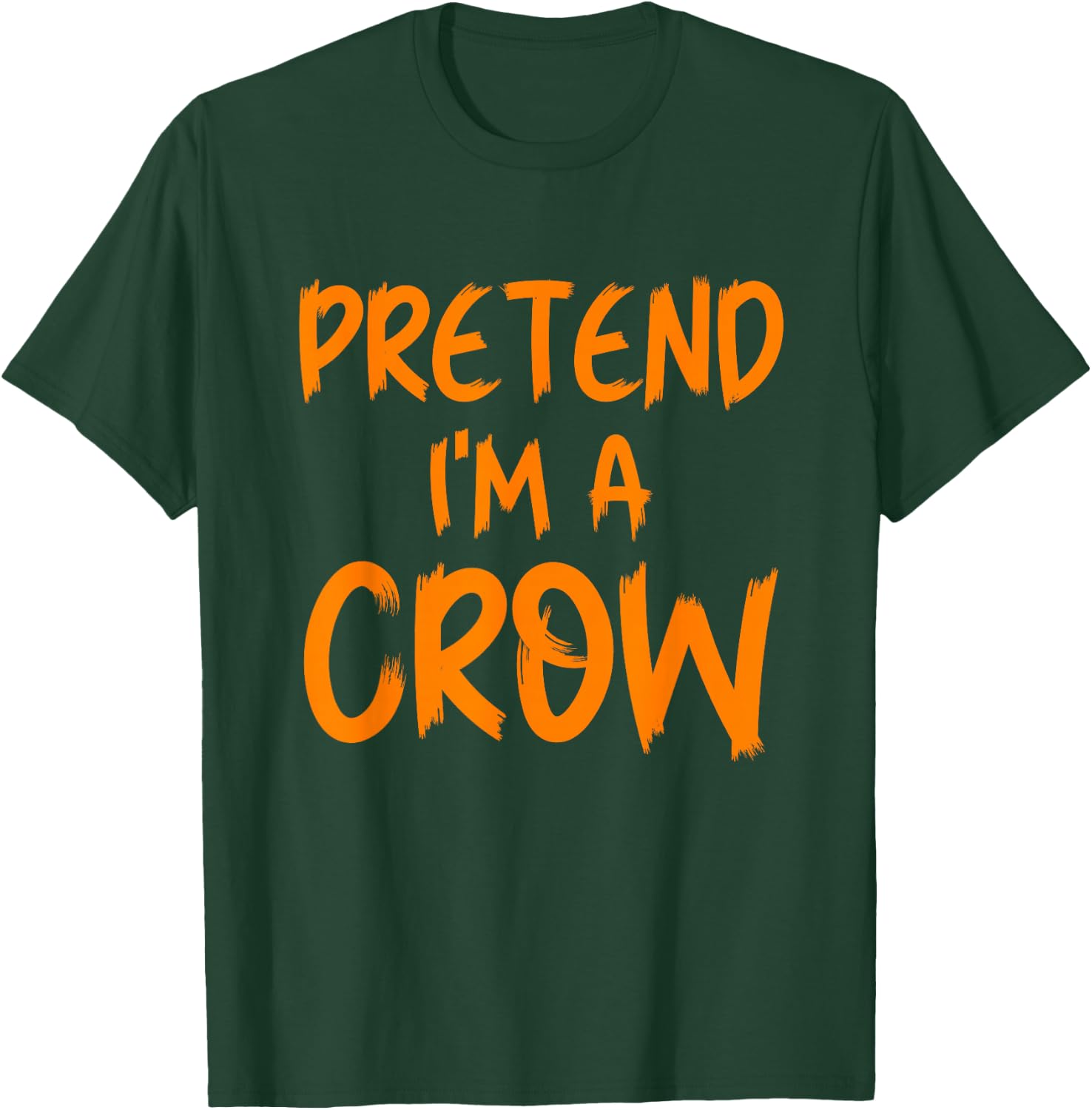 Halloween Pretend I'm A Crow Costume Funny Lazy Kids Adult T-Shirt - T-Shirt | Forest