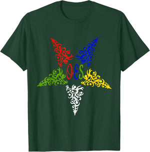 OES Star Human Tree Order of the Eastern Star Parents' Day T-Shirt - T-Shirt | Forest