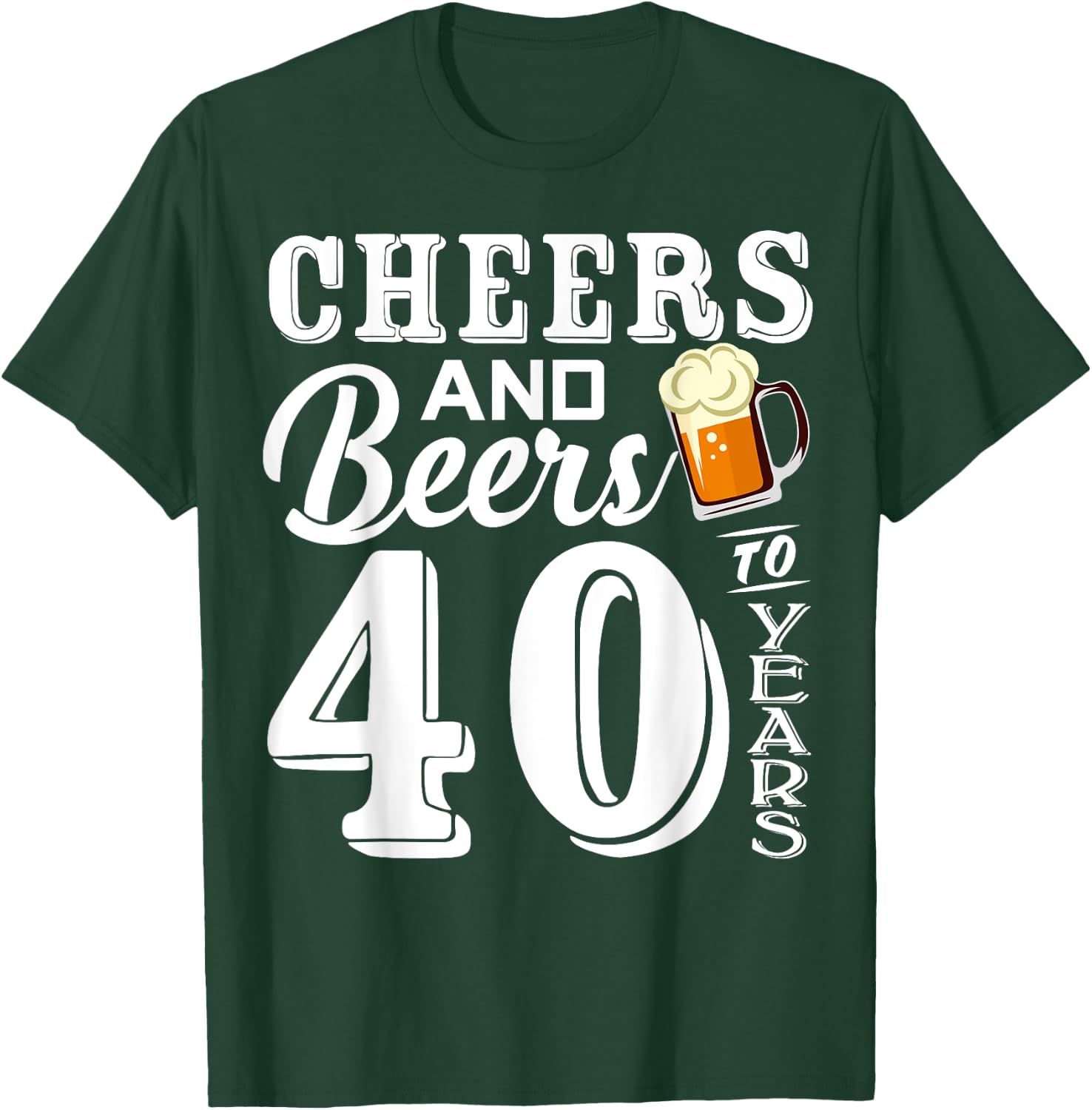 40th Birthday 1984 40th Anniversary Beer Lover T-Shirt - T-Shirt | Forest