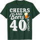 40th Birthday 1984 40th Anniversary Beer Lover T-Shirt - T-Shirt | Forest