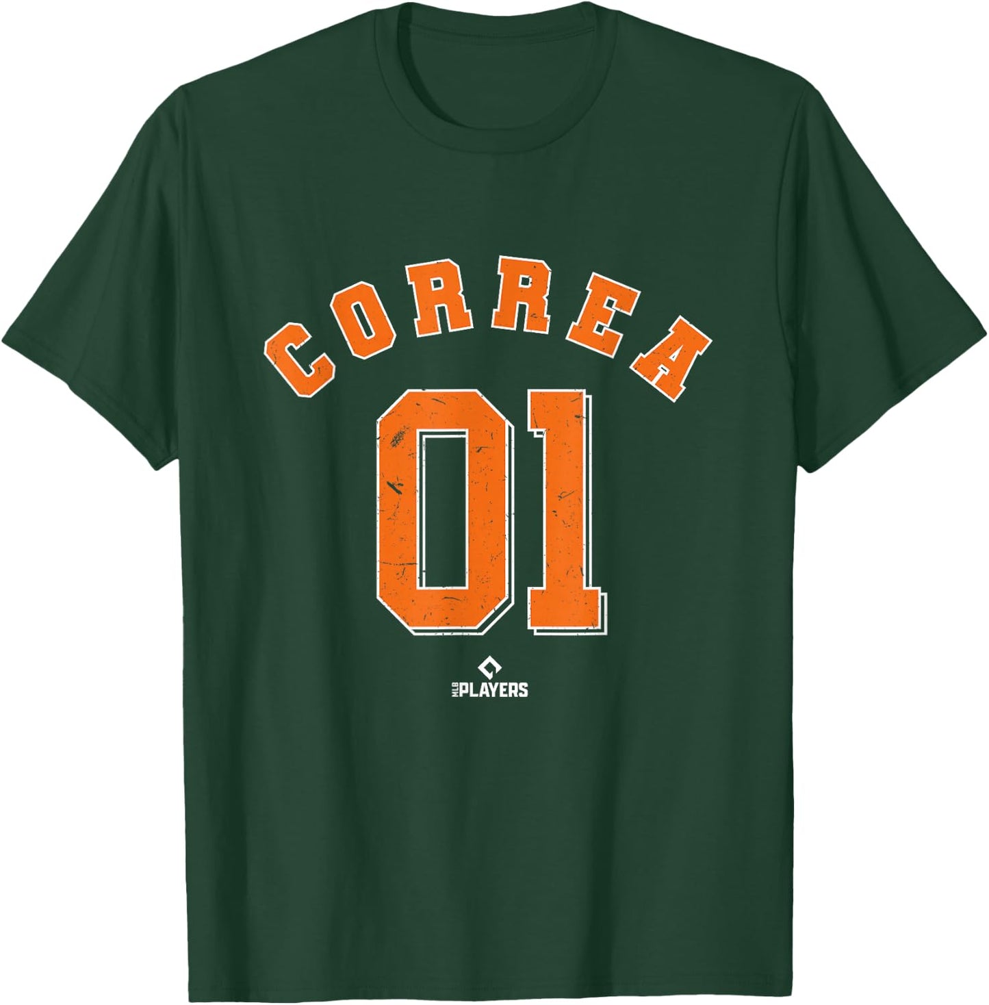 Carlos Correa 01 Houston Texas Baseball MLB Players T-Shirt - T-Shirt | Forest