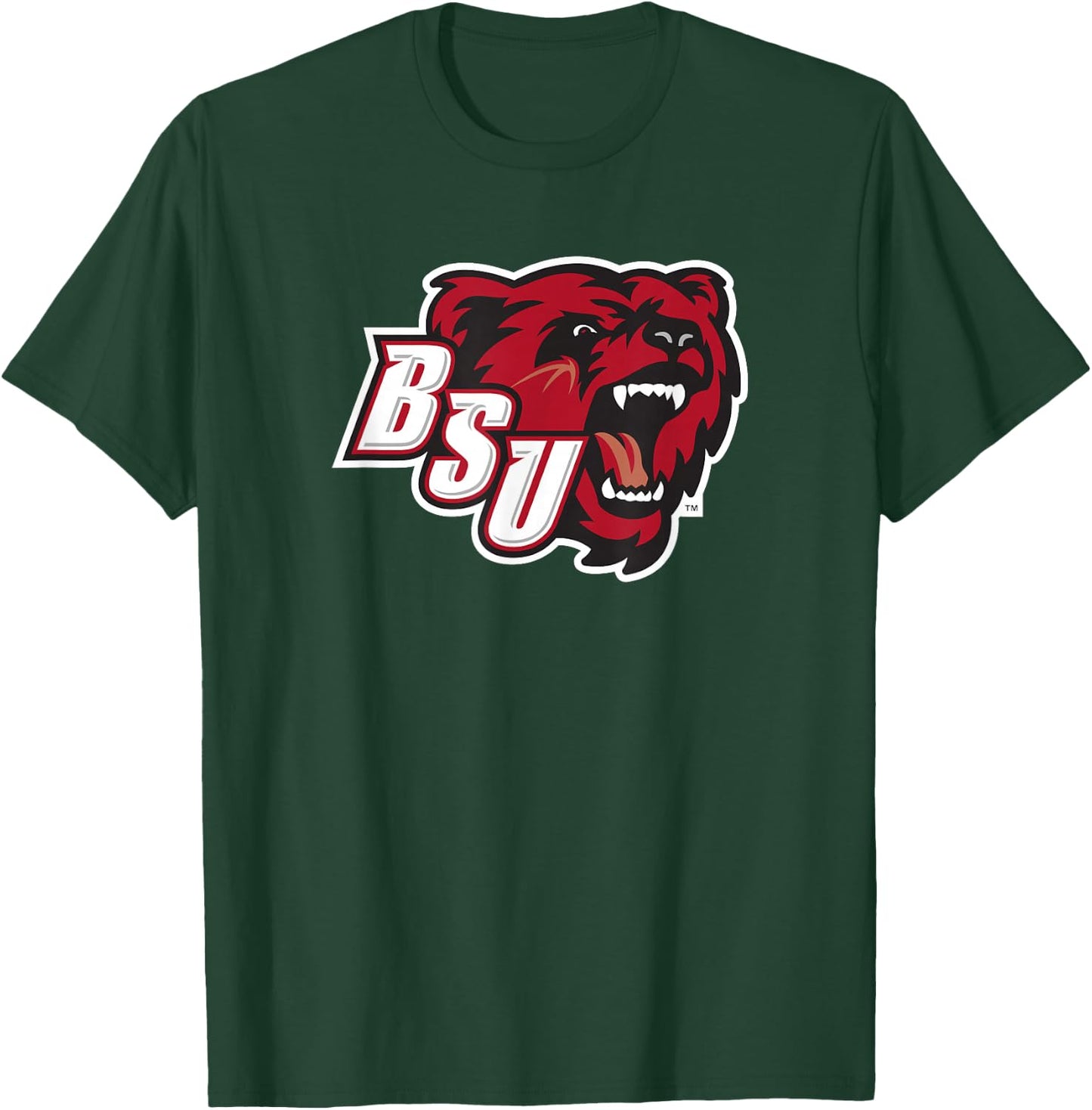 Bridgewater State University BSU Bears Logo T-Shirt - T-Shirt | Forest