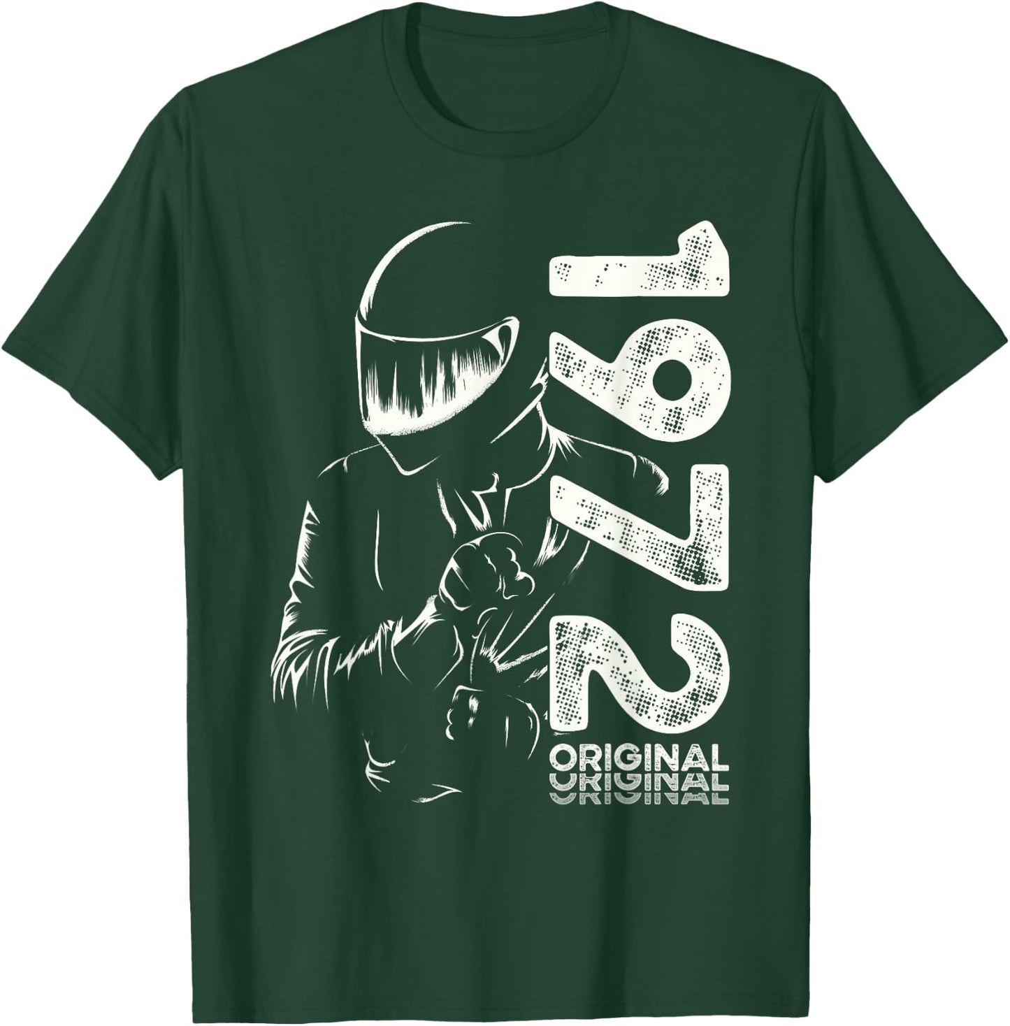 53rd Birthday Man Motorcycle Biker Biker 1972 , Black, S T-Shirt - T-Shirt | Forest