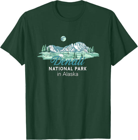 Denali National Park Alaska T-Shirt - T-Shirt | Forest