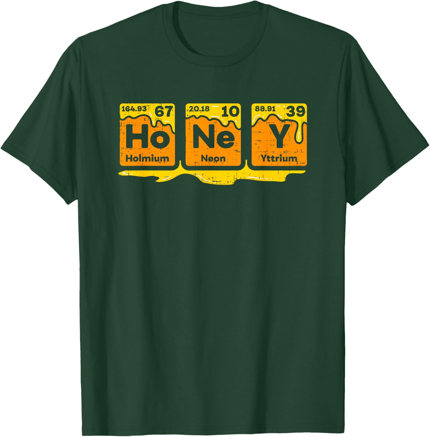 Honey Periodic Table Beekeepers Beehives Science T-Shirt - T-Shirt | Forest