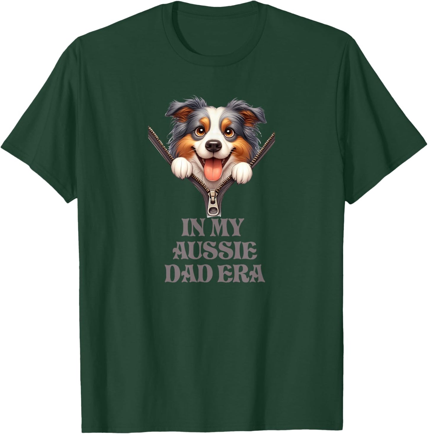 In My Aussie Dad Era T-Shirt - T-Shirt | Forest