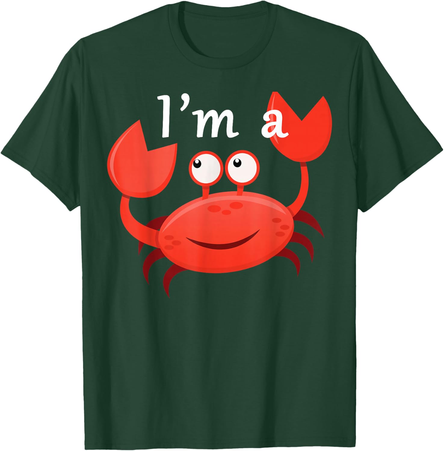 I Am A Crab , black, S T-Shirt - T-Shirt | Forest