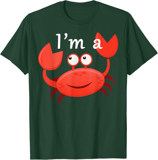 I Am A Crab , black, S T-Shirt - T-Shirt | Forest