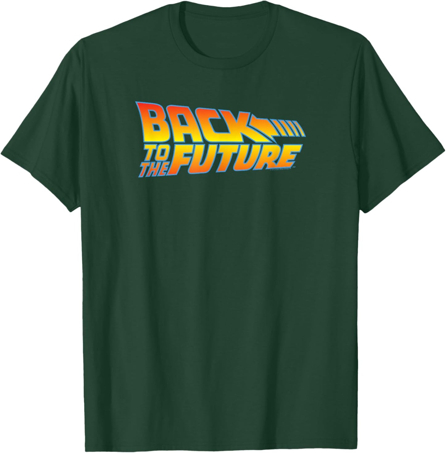 Back to the Future logo , Black, S T-Shirt - T-Shirt | Forest
