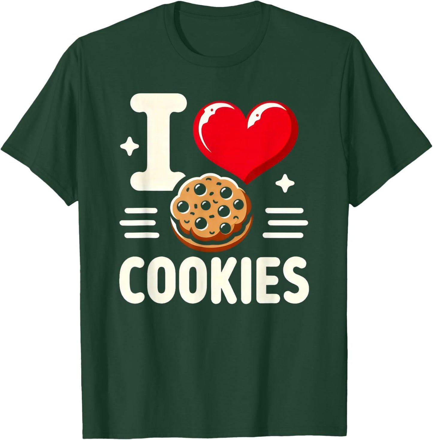 Cookie Lover Fun Cookie-Theme T-Shirt - T-Shirt | Forest