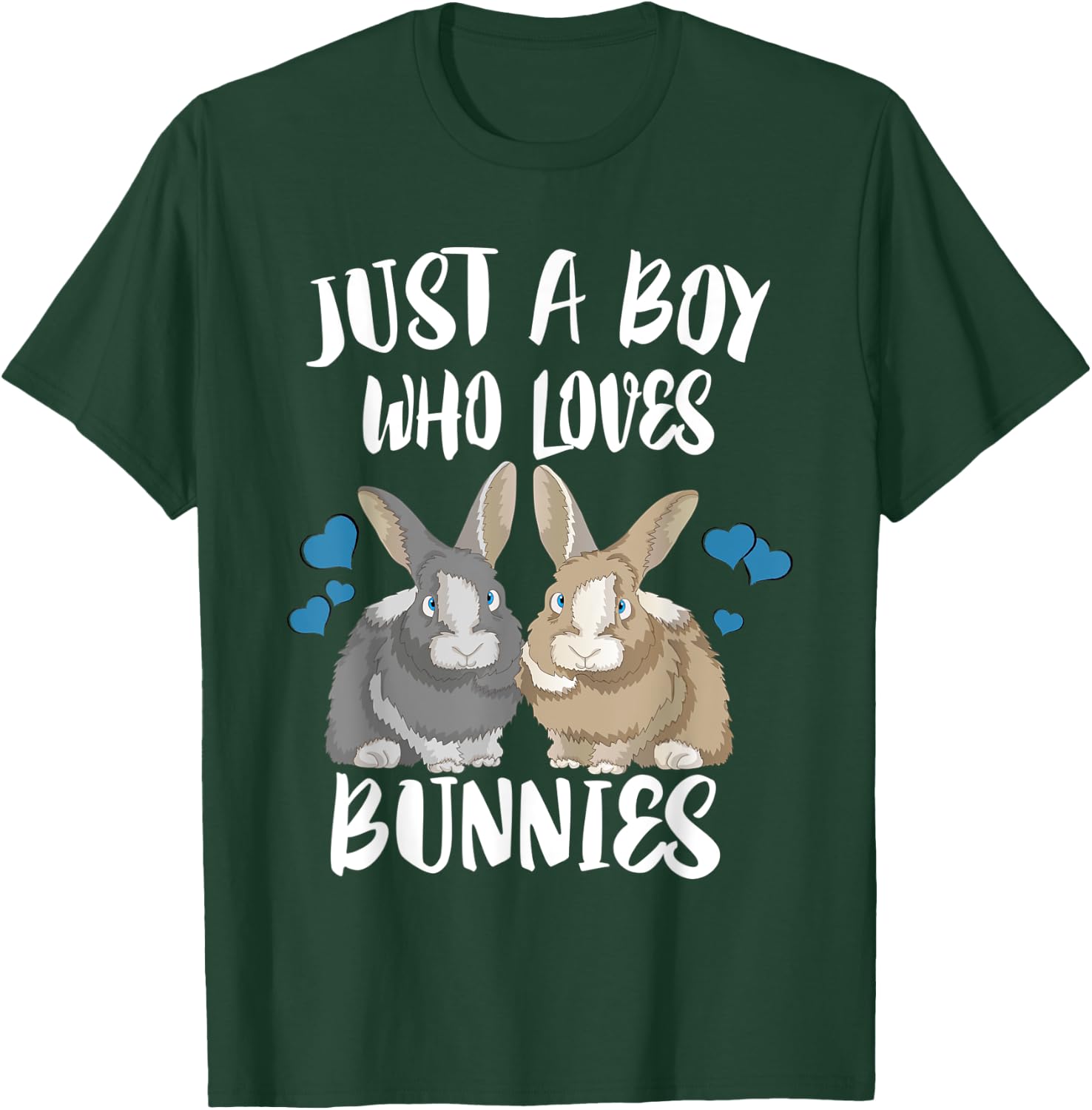 Just A Boy Who Loves Bunnies T-Shirt - T-Shirt | Forest