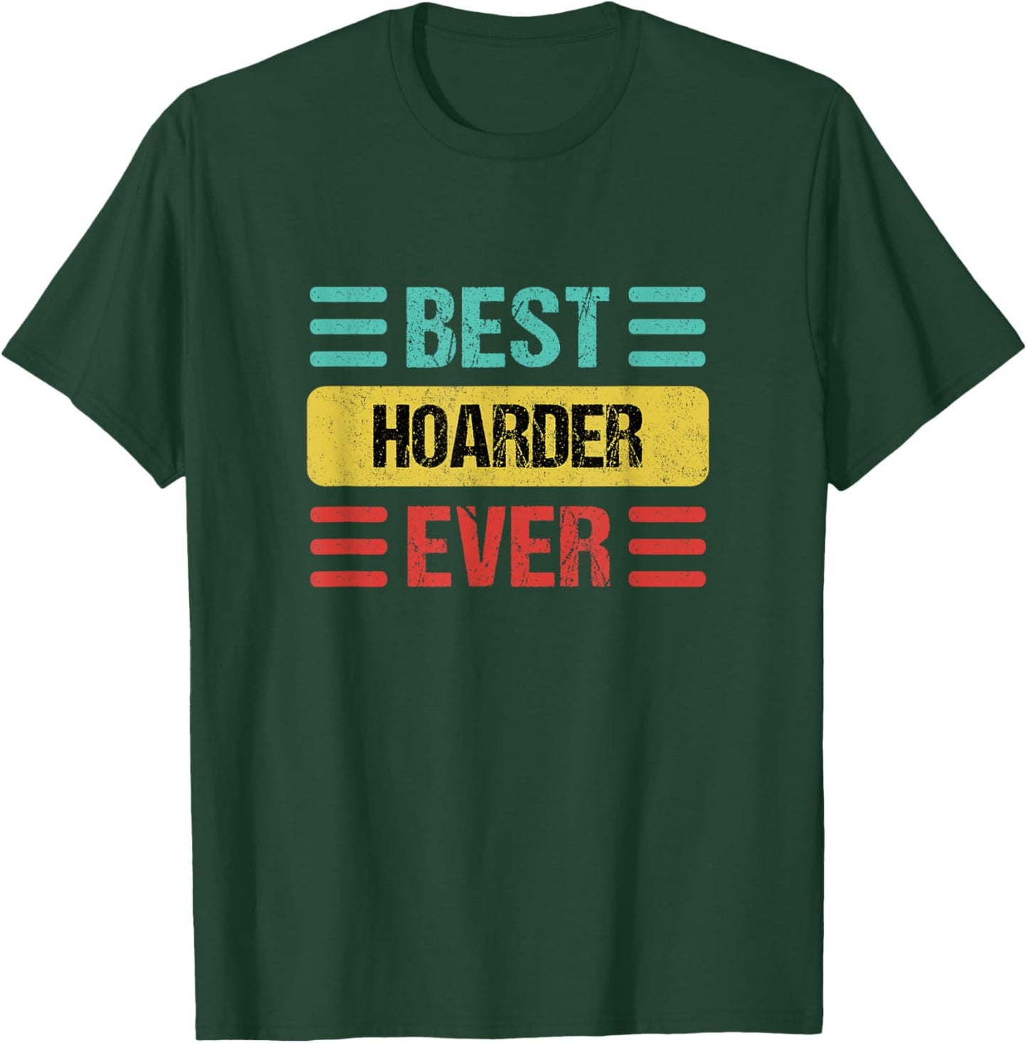 Hoarder Shirts & Gifts Hoarder - -Adults, Black, Small, Short Sleeve T-Shirt - T-Shirt | Forest