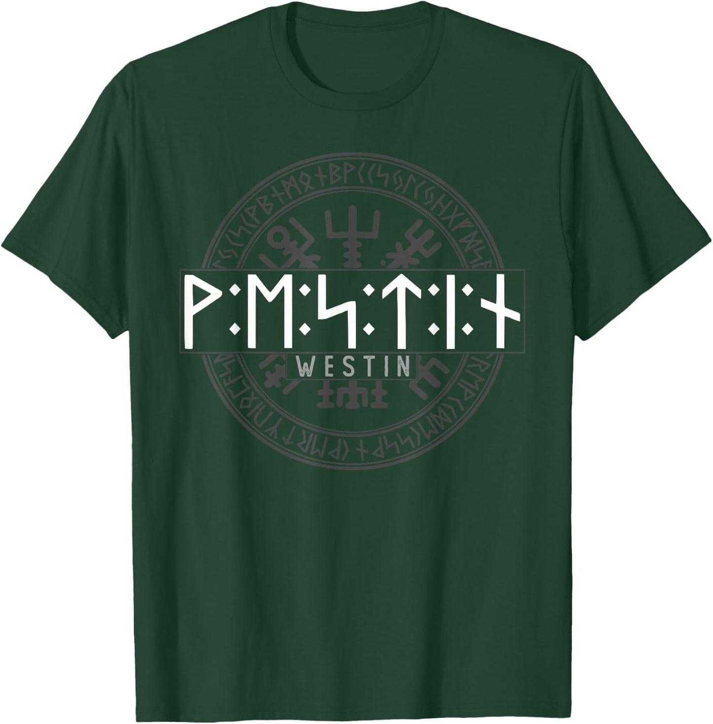 Westin in Futhark Runen Wikinger T-Shirt - T-Shirt | Forest