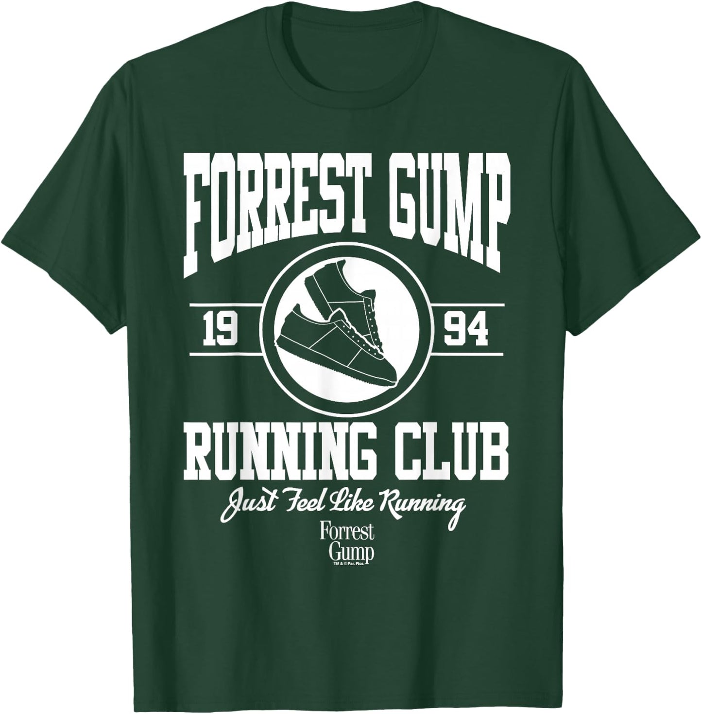 Forrest Gump Racing Club 1994 , Black, S T-Shirt - T-Shirt | Forest