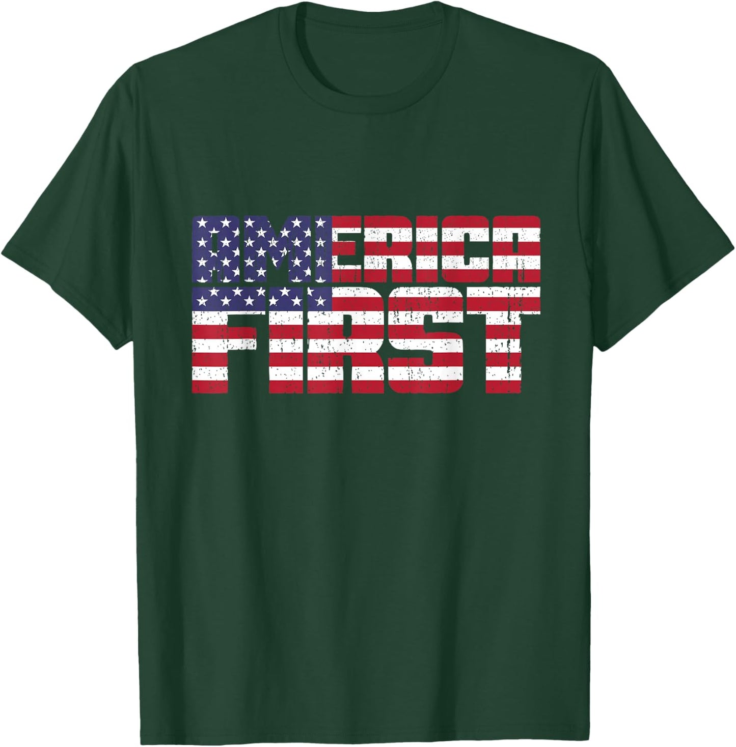 America First T-Shirt - T-Shirt | Forest