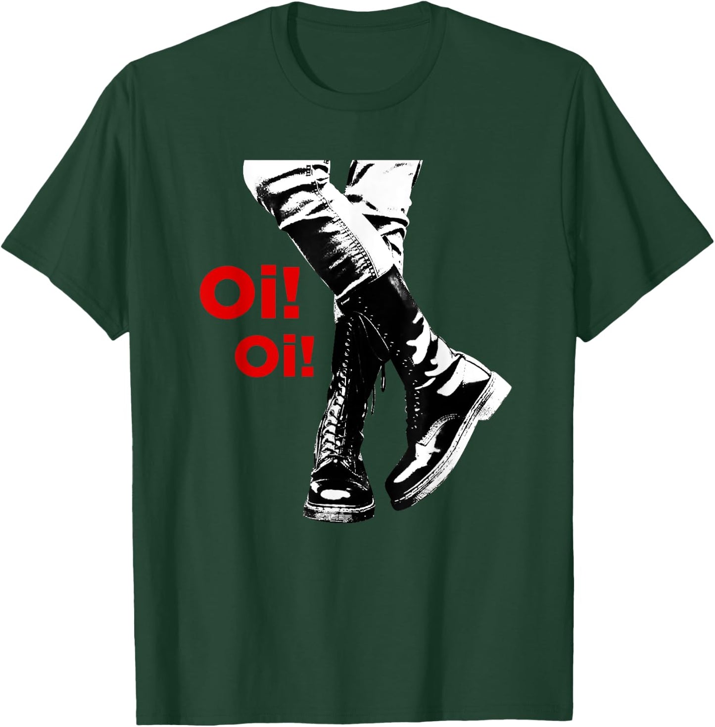 "Oi Oi" Skinhead, Ska, Street Punk, Hardcore Punk T-Shirt - T-Shirt | Forest