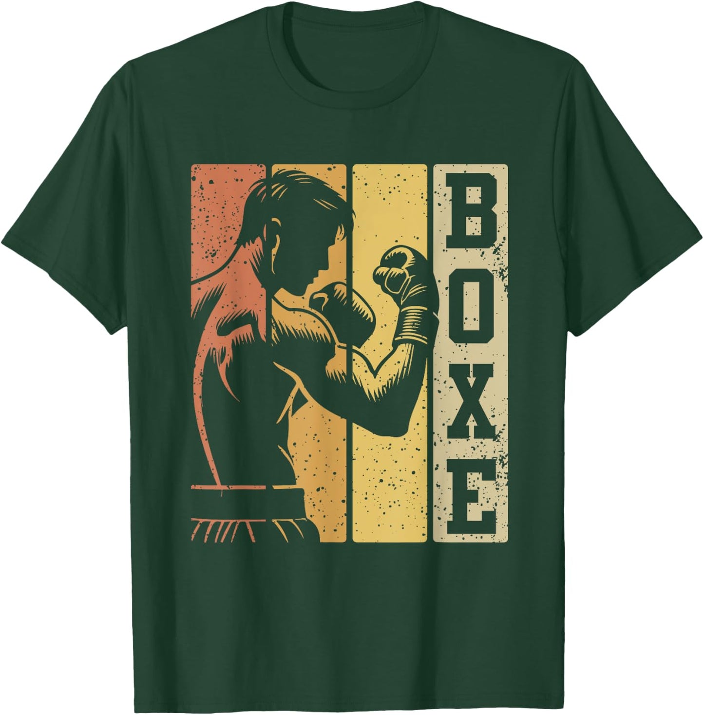 Men's Funny Boxing Funny Idea Boxing , Black, S T-Shirt - T-Shirt | Forest