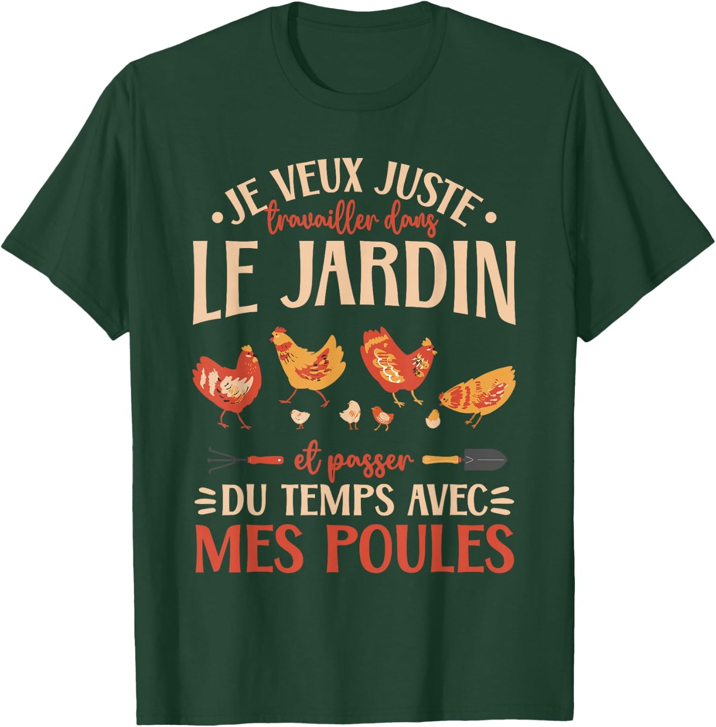 Hen Poultry Gifts Of Hens , Black, S T-Shirt - T-Shirt | Forest