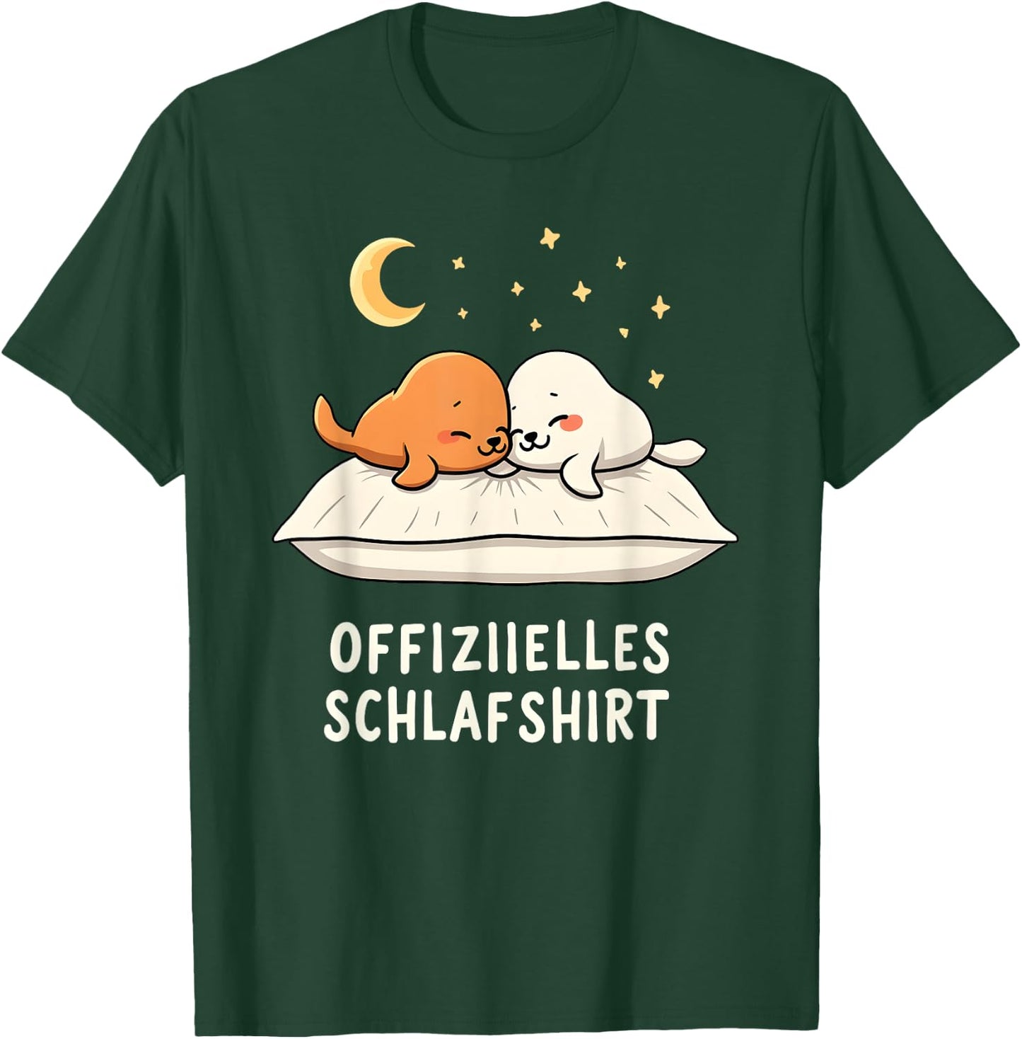 Official Sleep Shirt Seal , black T-Shirt - T-Shirt | Forest