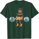 Weightlifting Rottweiler Dog Deadlifting Rottweiler Dog Gym Men Women Kids T-Shirt - T-Shirt | Forest