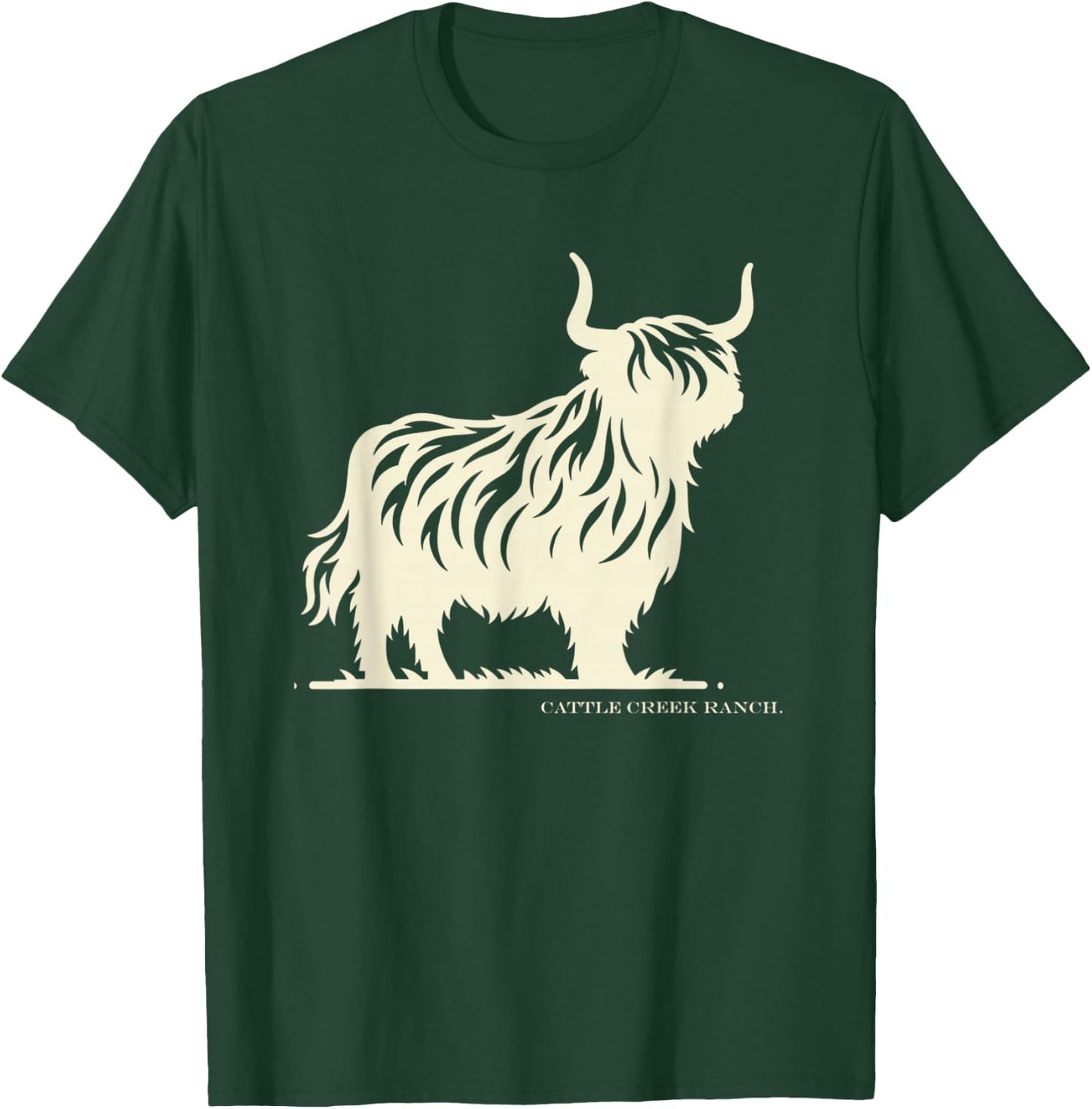 Cattle Creek Highland Cow T-Shirt - T-Shirt | Forest