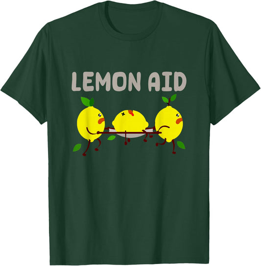 Lemon Aid Funny Lemonade Funny Lemons Nursing Emergency T-Shirt - T-Shirt | Forest