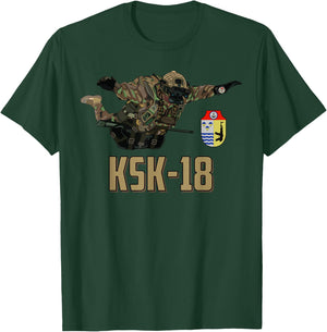 KSK-18 Kampfschwimmerkommando DDR DDR Militär Kampfschwimmer T-Shirt - T-Shirt | Forest