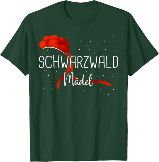 Black Forest Württemberg Bollenhut , black T-Shirt - T-Shirt | Forest