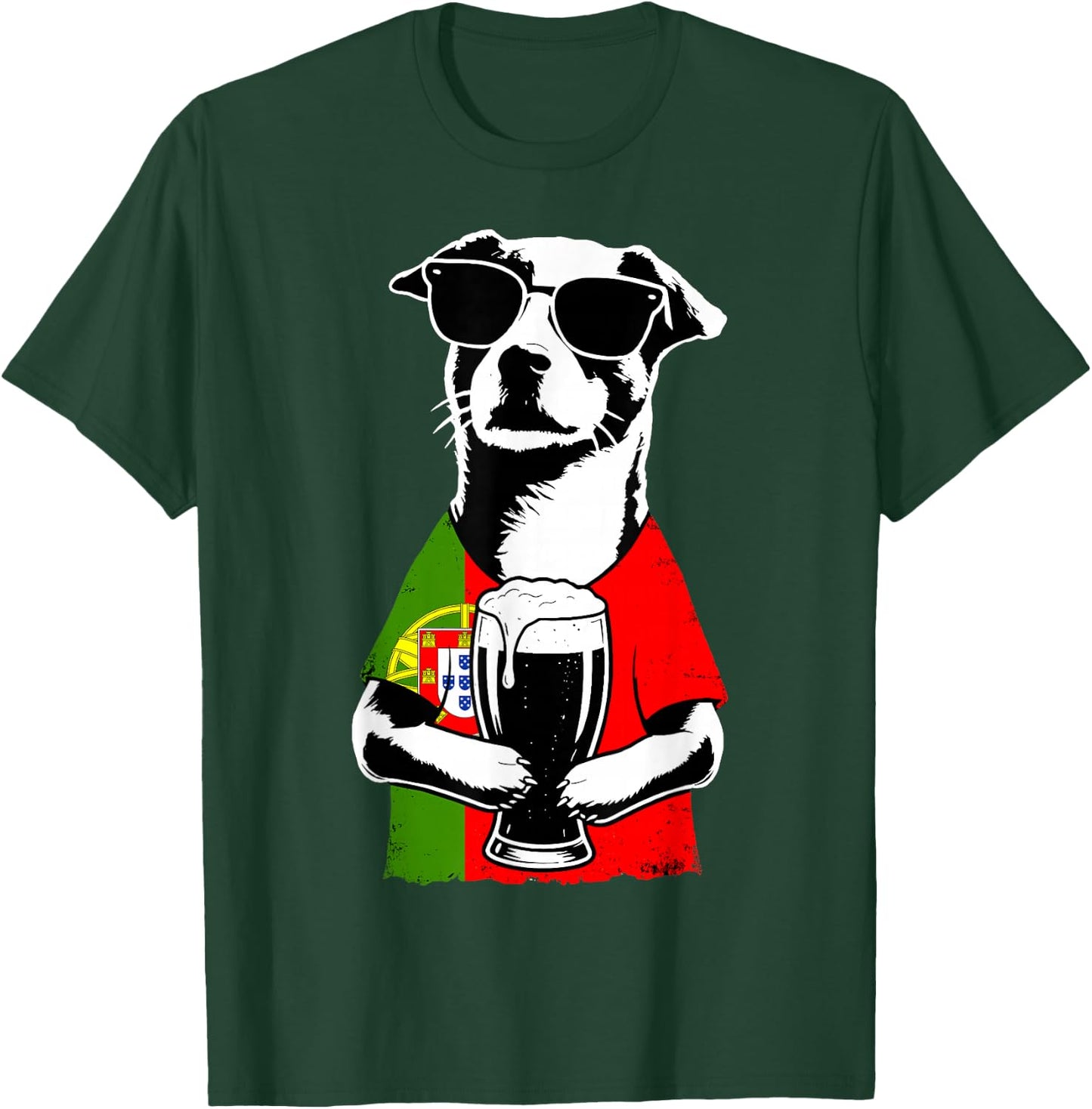 Portuguese Flag Men Women Portugal T-Shirt - T-Shirt | Forest