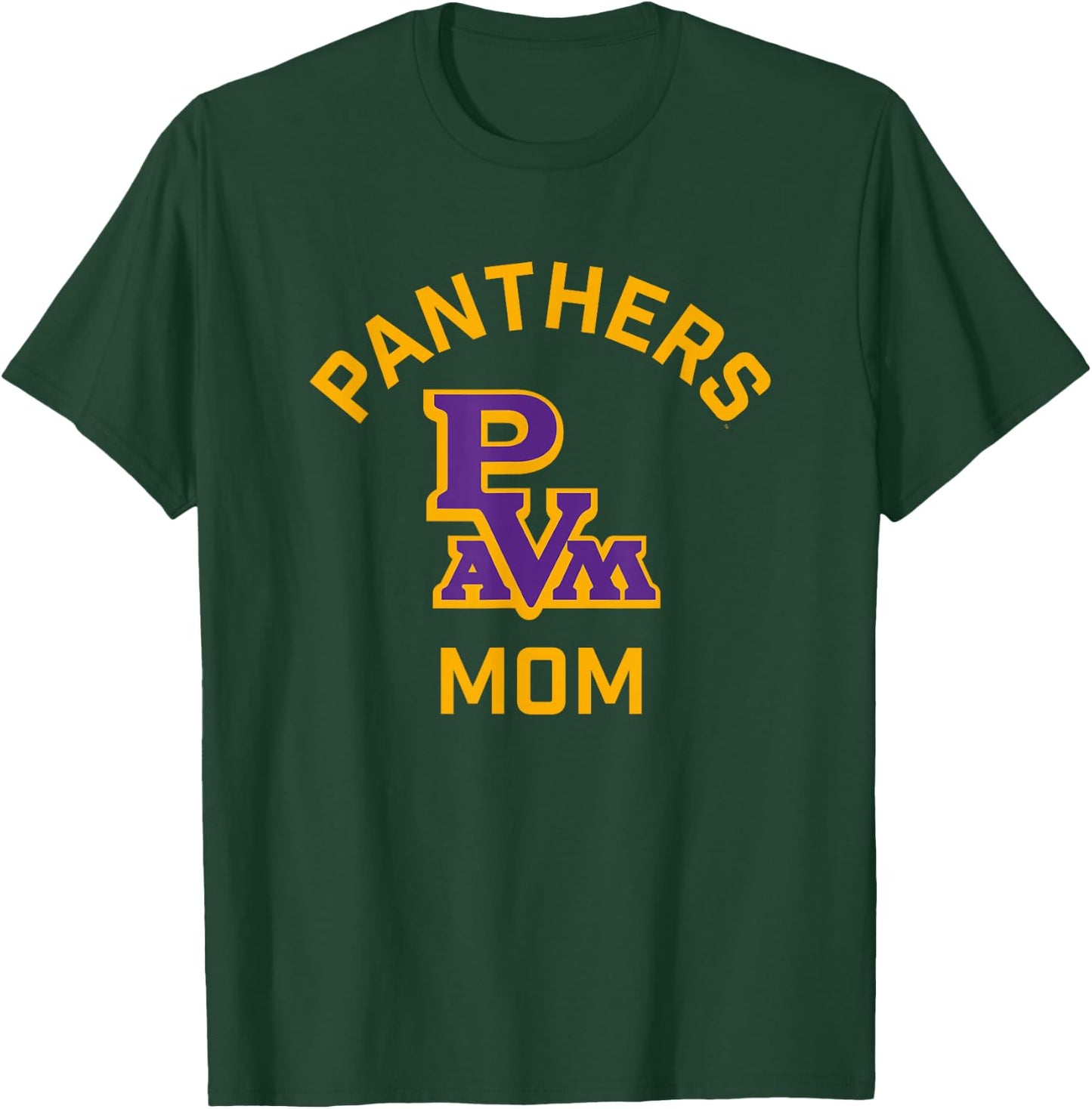 Prairie View A&M University Panthers Arched Mom T-Shirt - T-Shirt | Forest