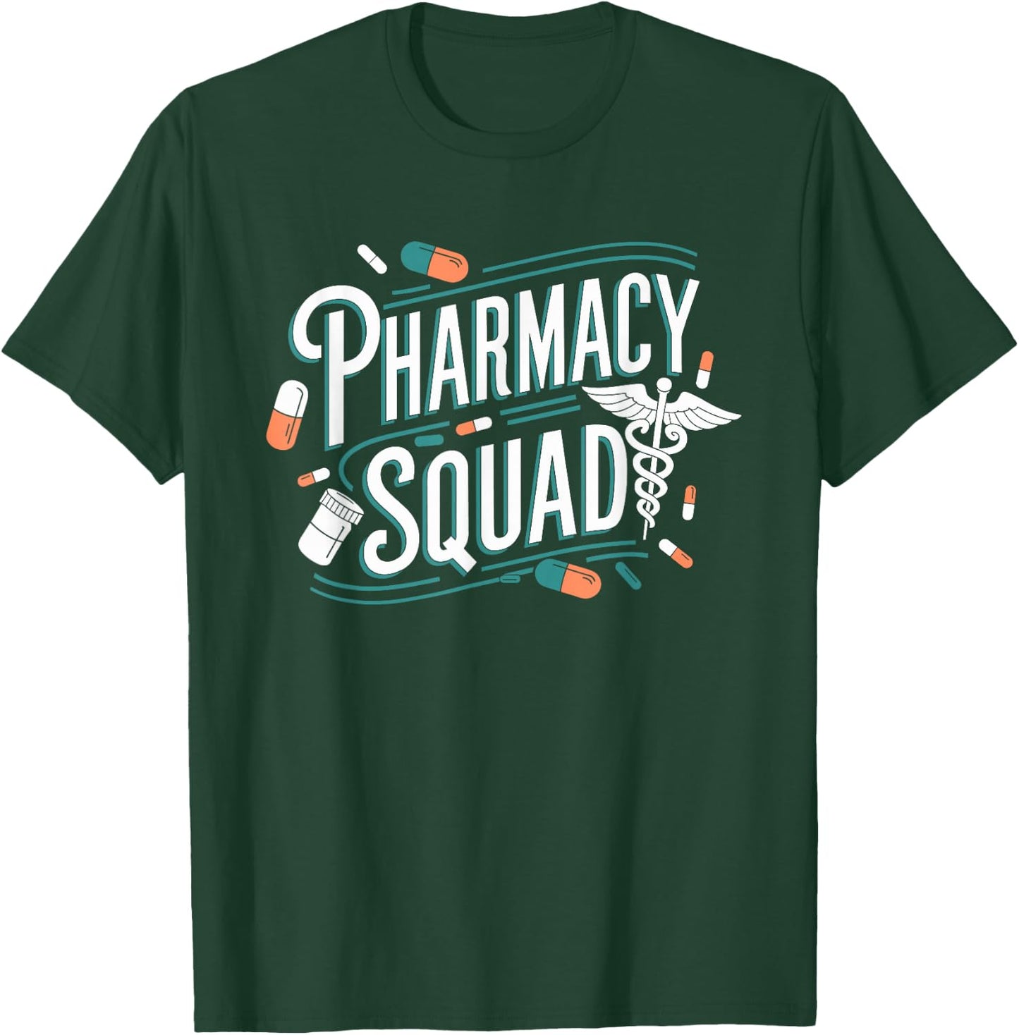 Pharmacy Squad, Pharmacy Team and Pharm Pharmacist Crew T-Shirt - T-Shirt | Forest