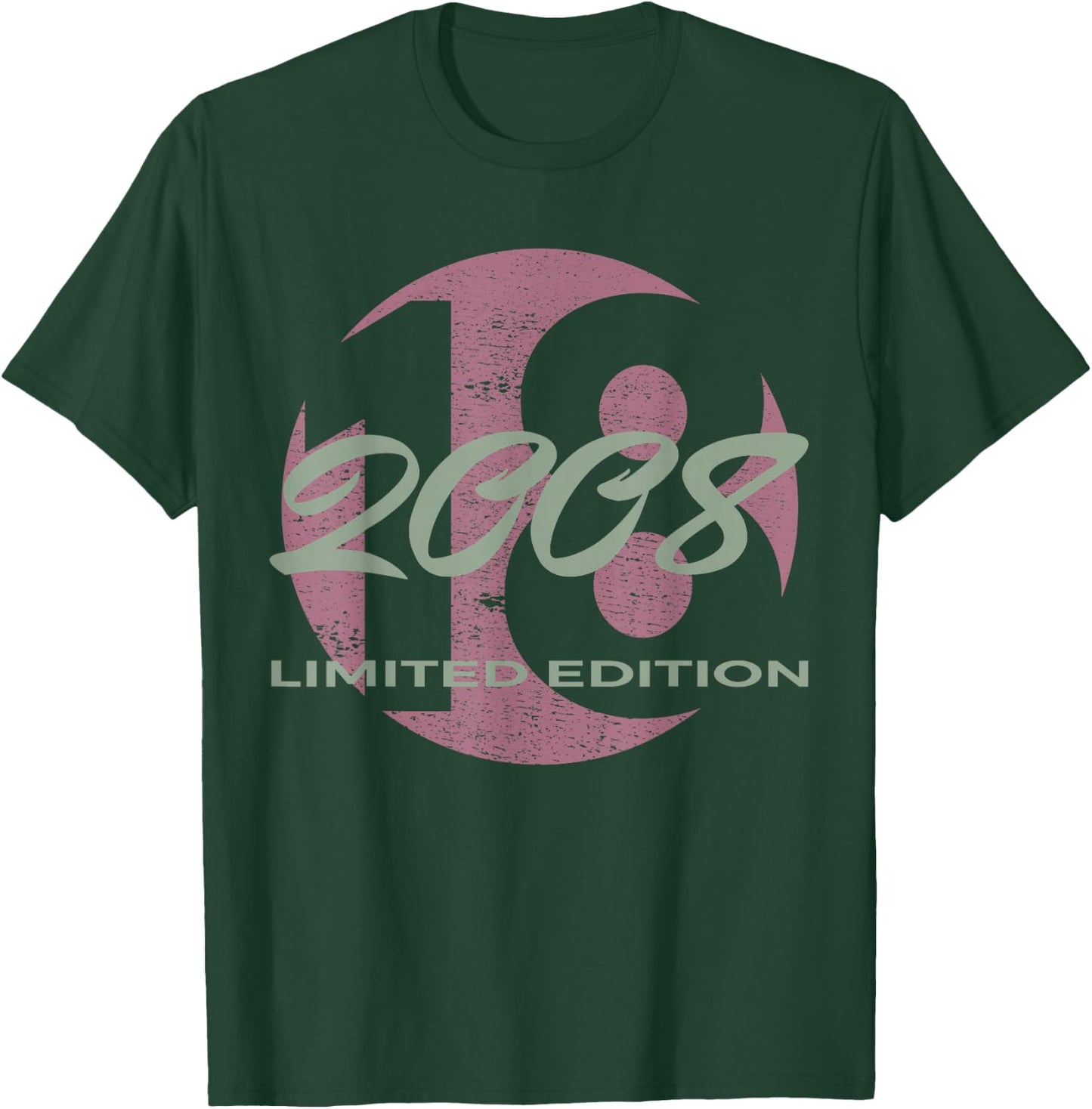 18. Geburtstag Mädchen Junge 18 Jahre 2008 Lustig Geschenk T-Shirt - T-Shirt | Forest