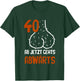 40 Ab Jetzt Gehts Abwärts Birthday Gift Men's , black T-Shirt - T-Shirt | Forest