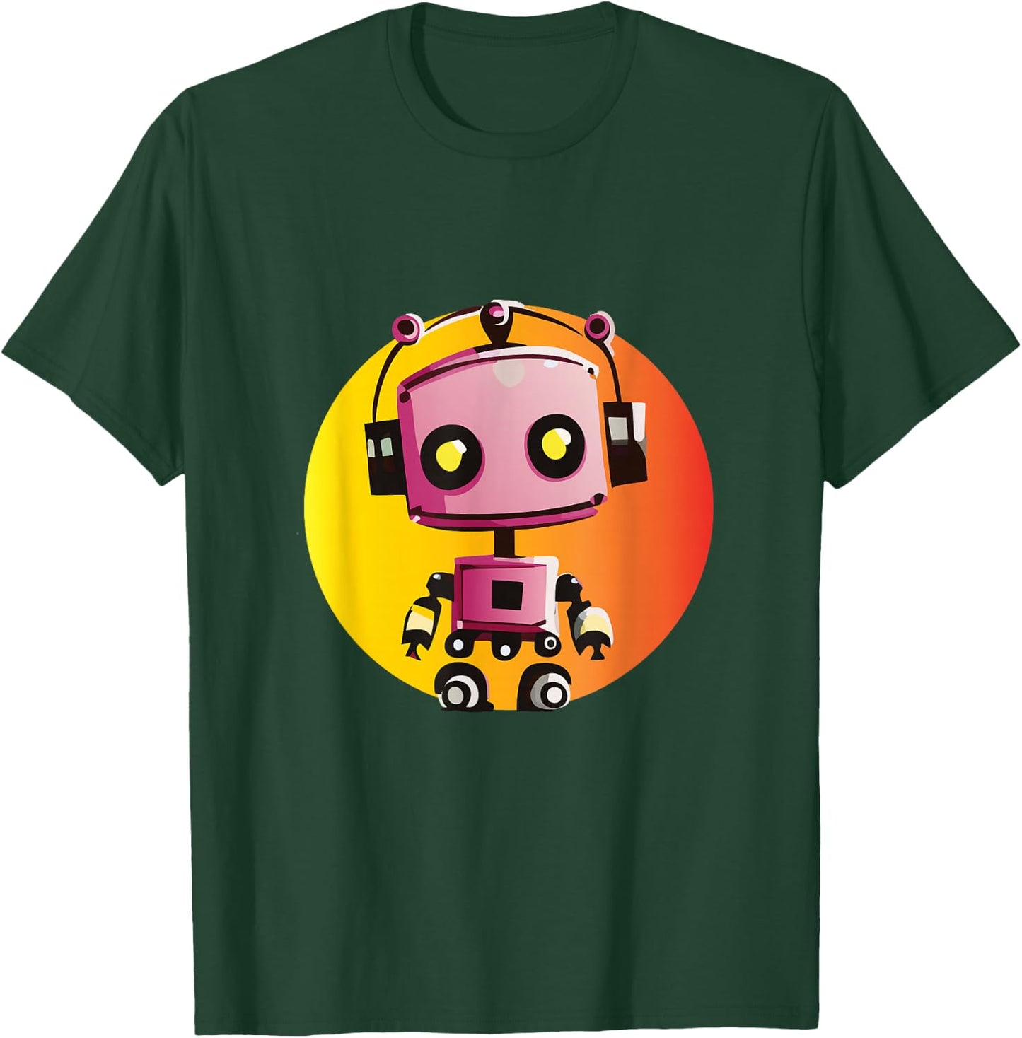 Kinder Roboter T-Shirt - T-Shirt | Forest