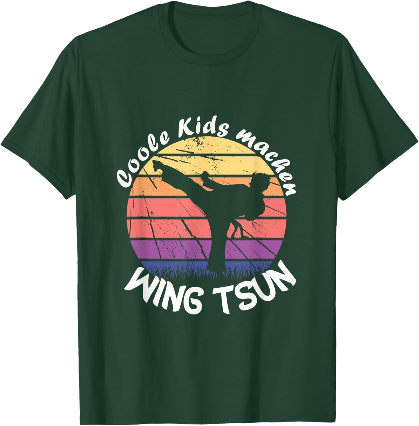Coole Kids machen Wing Tsun | Martial Arts Training Wing Tsun , black T-Shirt - T-Shirt | Forest