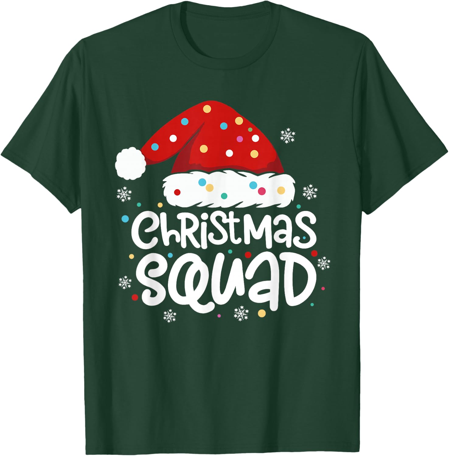 Christmas Squad Family Group Matching Christmas Party Pajama T-Shirt - T-Shirt | Forest