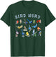 Bird Watching Nerd Birdwatching Birds Lover Cute Funny Gift T-Shirt - T-Shirt | Forest
