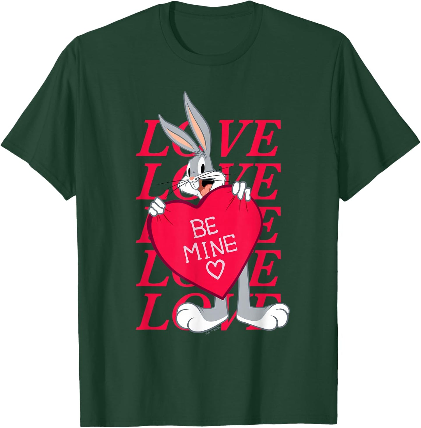 Looney Tunes Valentine's Day Bugs Bunny Be Mine T-Shirt - T-Shirt | Forest