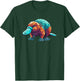 Geometric Art Platypus Platypuses Duckbill T-Shirt - T-Shirt | Forest