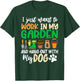 Funny Gardening I Just Want To Work In My Garden With Dogs T-Shirt - T-Shirt | Forest