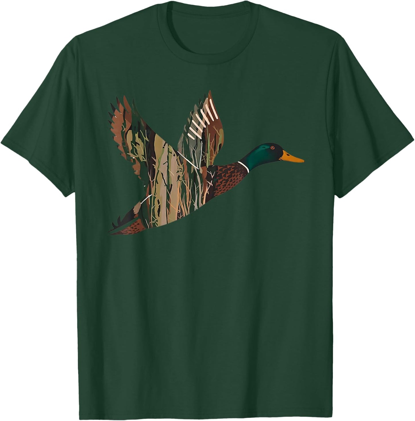 Southern Duck Camo Hunting Gifts Men Waterfowl Hunter T-Shirt - T-Shirt | Forest