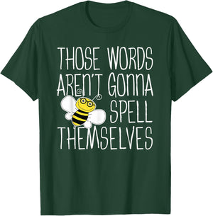 Cute Spelling Bee Design For Competitive Word Loving Kids T-Shirt - T-Shirt | Forest