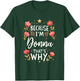 Women Because I'm Donna That's Why Woman Name T-Shirt - T-Shirt | Forest