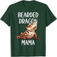 Bearded Dragon Mama Funny Animals Lover Mom Gift Mothers Day T-Shirt - T-Shirt | Forest