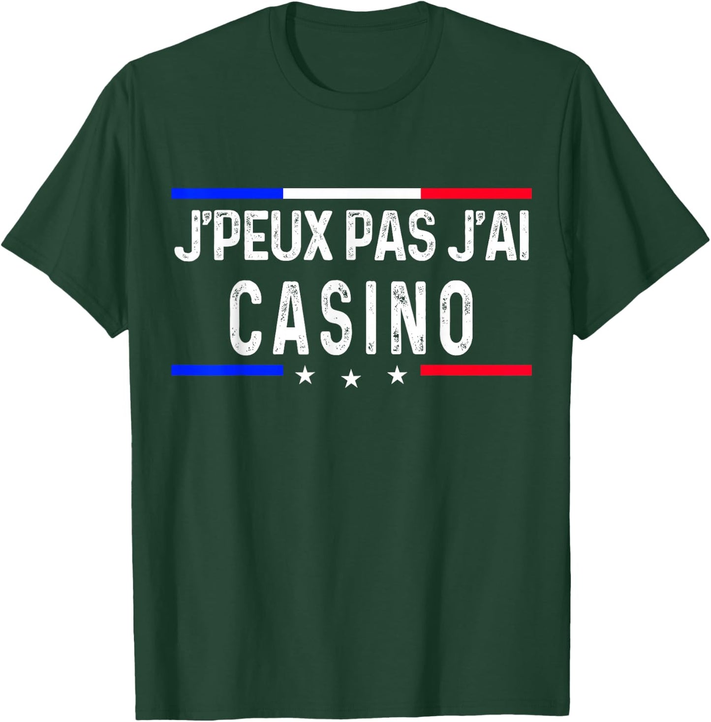 I Can't Have Casino , Black, S T-Shirt - T-Shirt | Forest