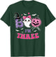 Groovy Halloween Ghost Boo I'm Three Year 3rd Birthday Girl T-Shirt - T-Shirt | Forest