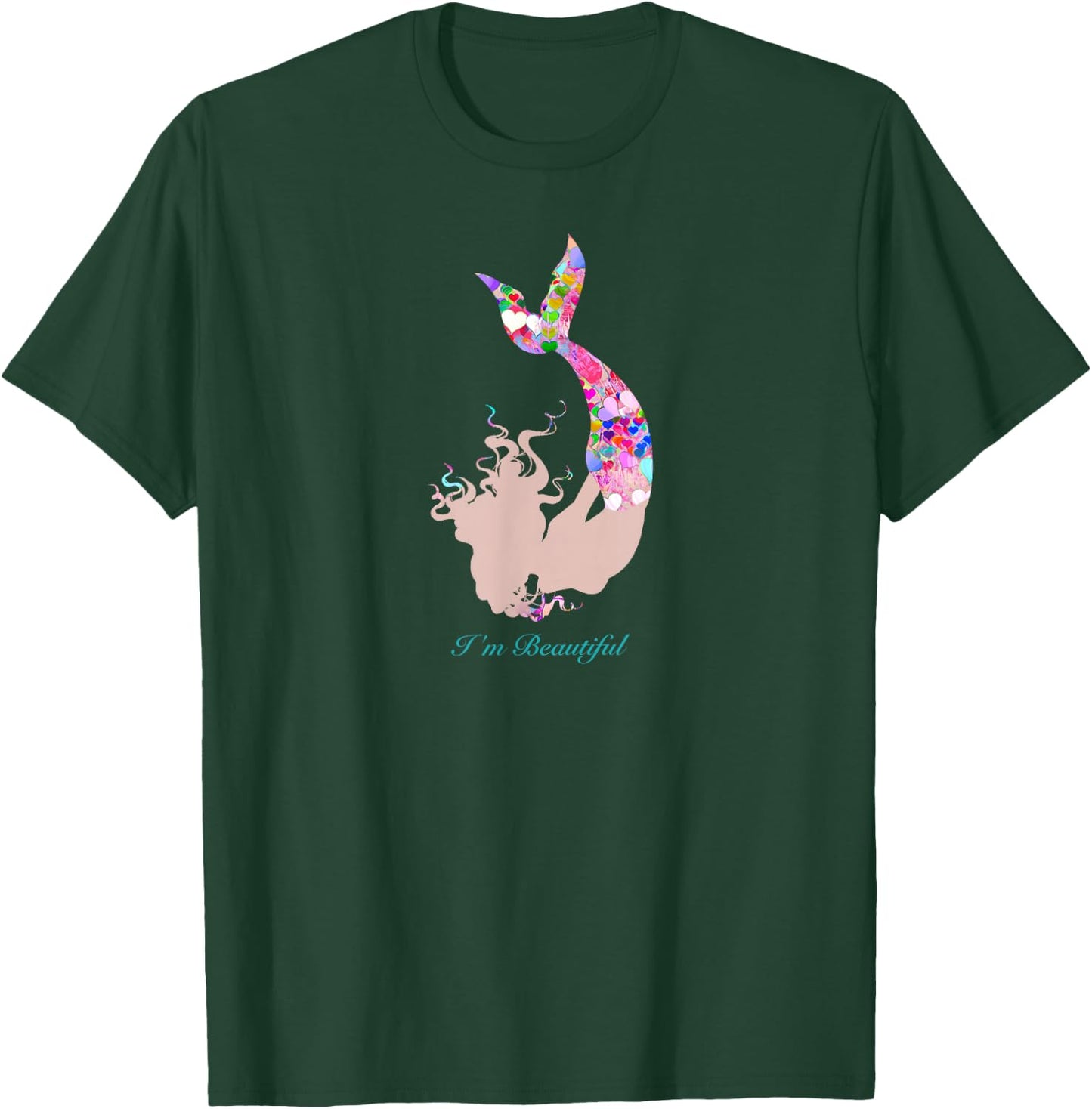 Beautiful Mermaid T-Shirt - T-Shirt | Forest